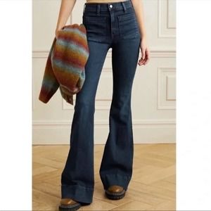 Veronica Beard Sheridan Exaggerated Flare Bell Bottom Jeans 4